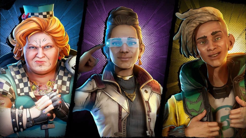 main characters from new tales form the borderlands