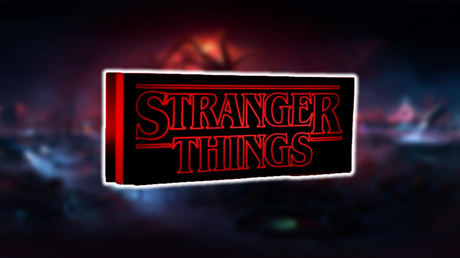 cover art for a logo light of Stanger Things