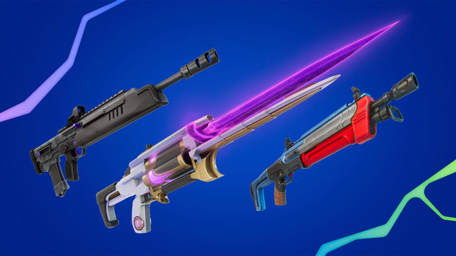 Some of the best weapons in Fortnite Chapter 4 Season 1