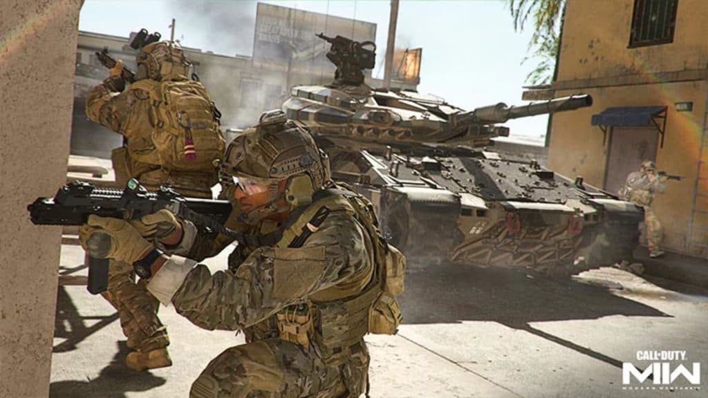Modern Warfare 2 Operators with tank