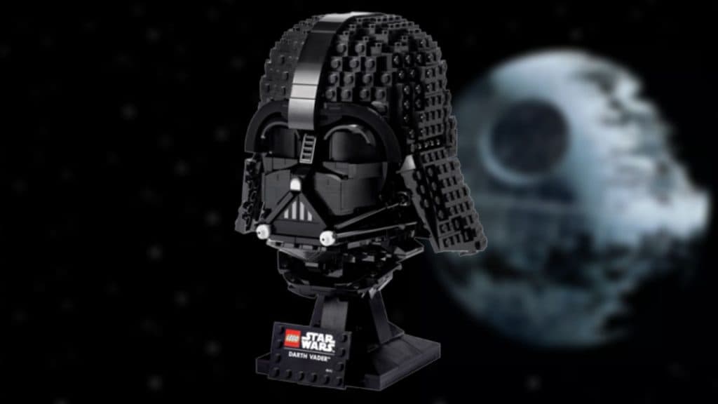 Darth Vader lego helmet