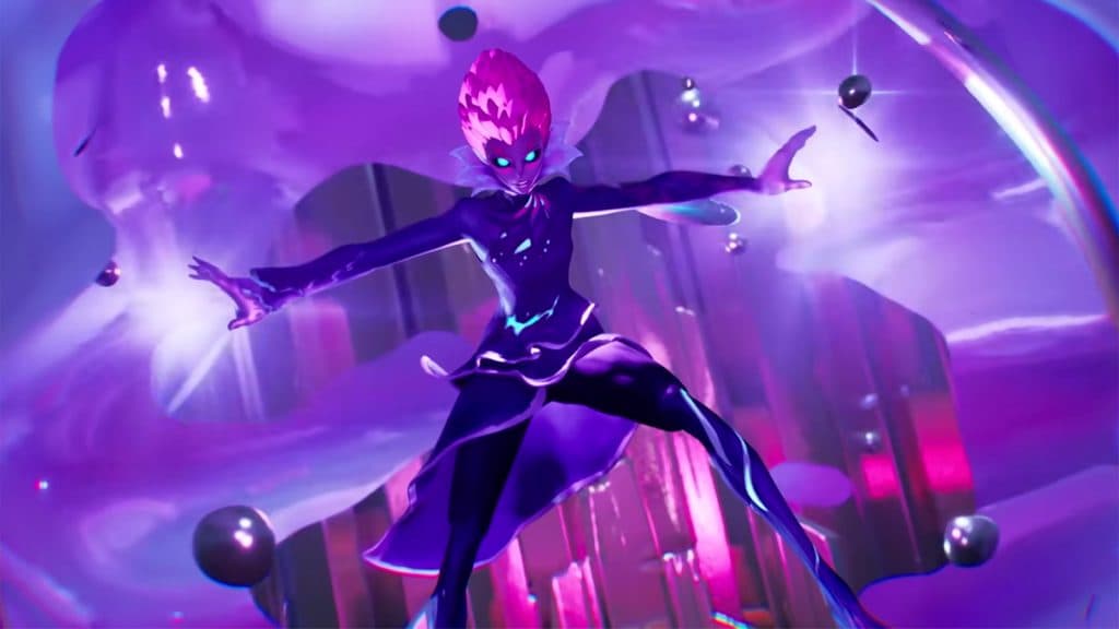 The Herald skin appearing in the Fortnite update 22.30