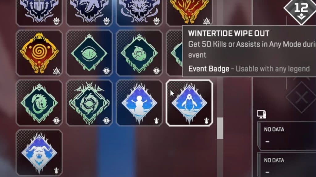 wintertide badges event