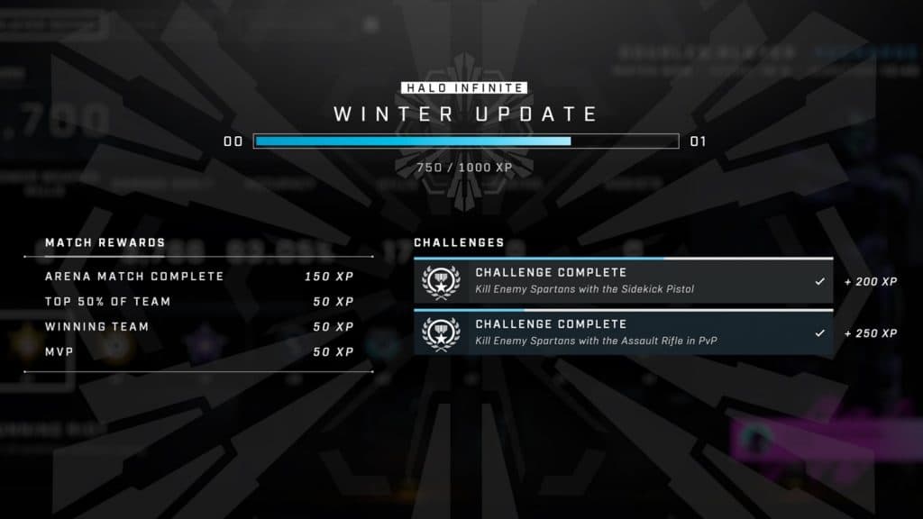 Halo Infinite Winter Update XP image