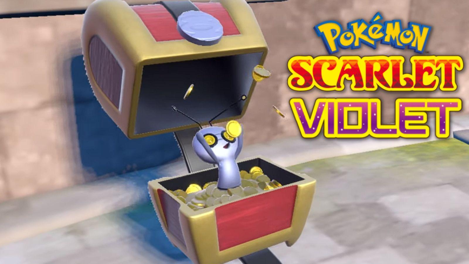 Pokémon Scarlet/Violet (Switch) revela novo Pokémon Gimmighoul