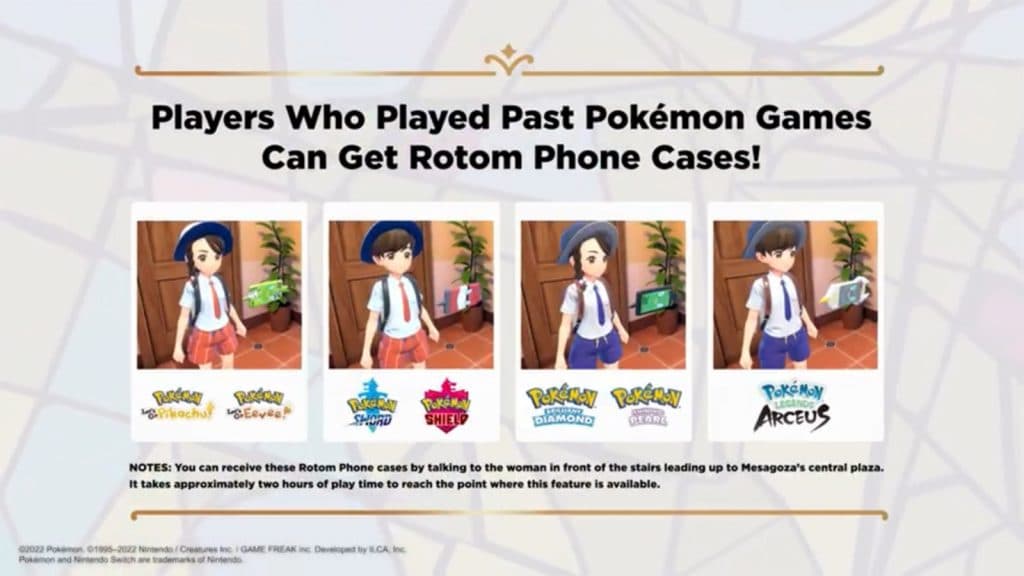 Previous Pokémon Play Records Unlock Exclusive In-Game Phone Cases In  Scarlet And Violet