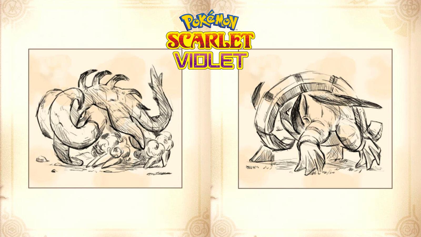 Paradox Pokemon appearing in Pokemon Scarlet and Violet