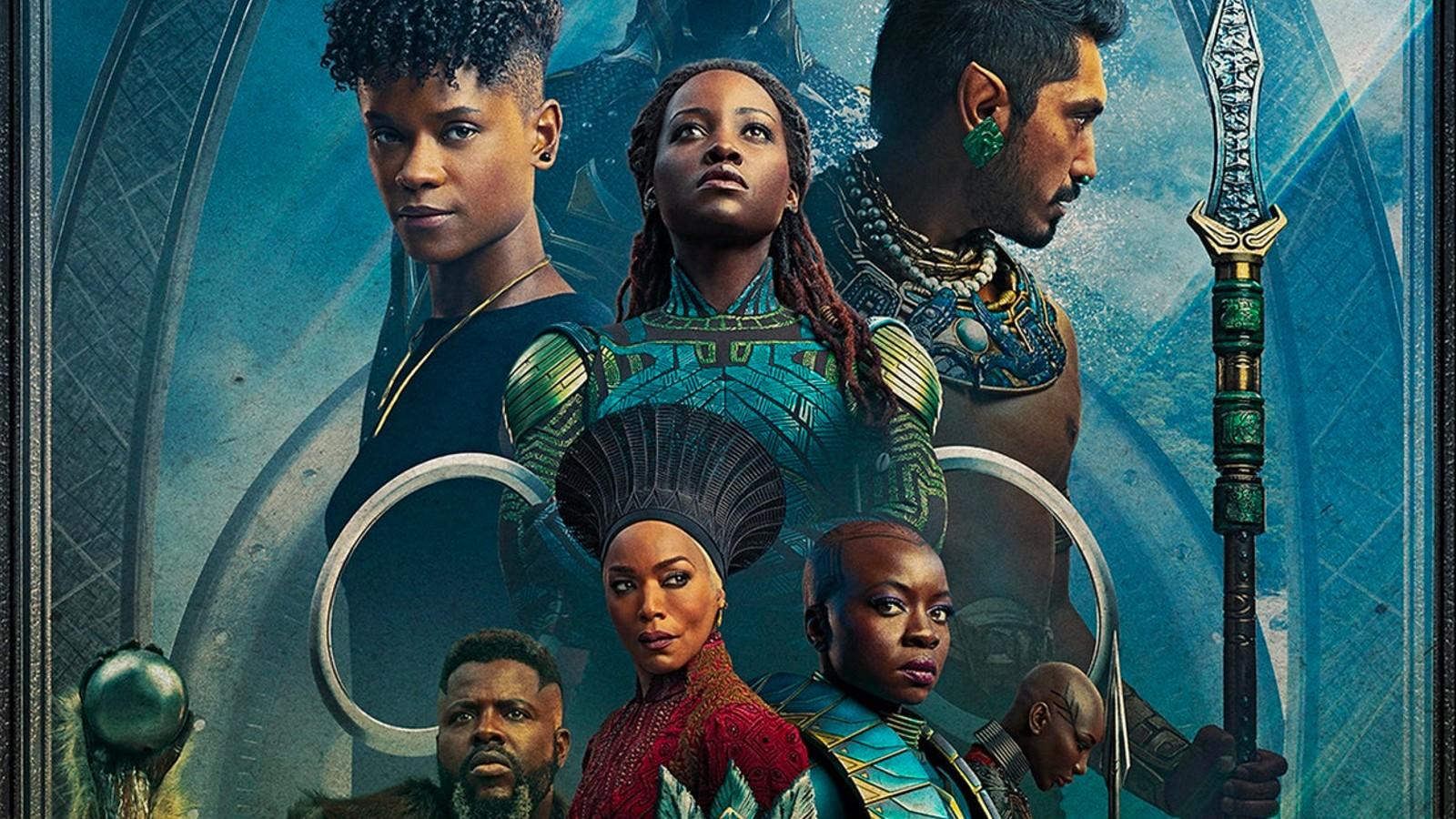 The poster of the cast in Black Panther 2, Wakanda Forever