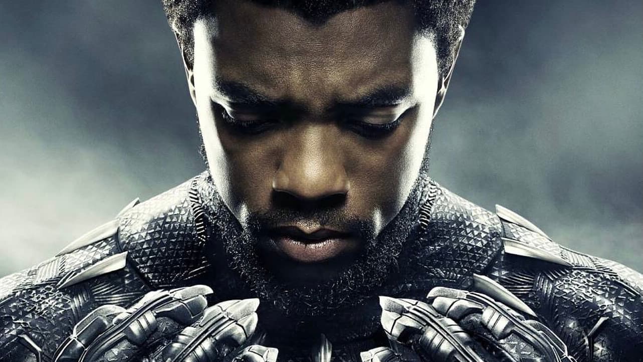 Chadwick Boseman in Black Panther.