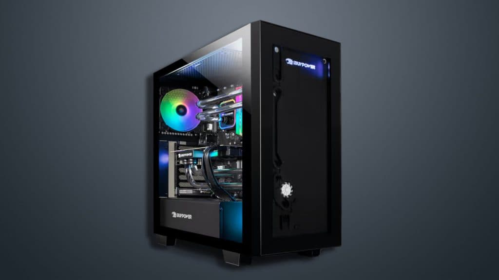 iBUYPOWER Element CL Pro gaming pc on a dark background
