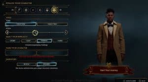 hogwarts legacy character creator screenshot