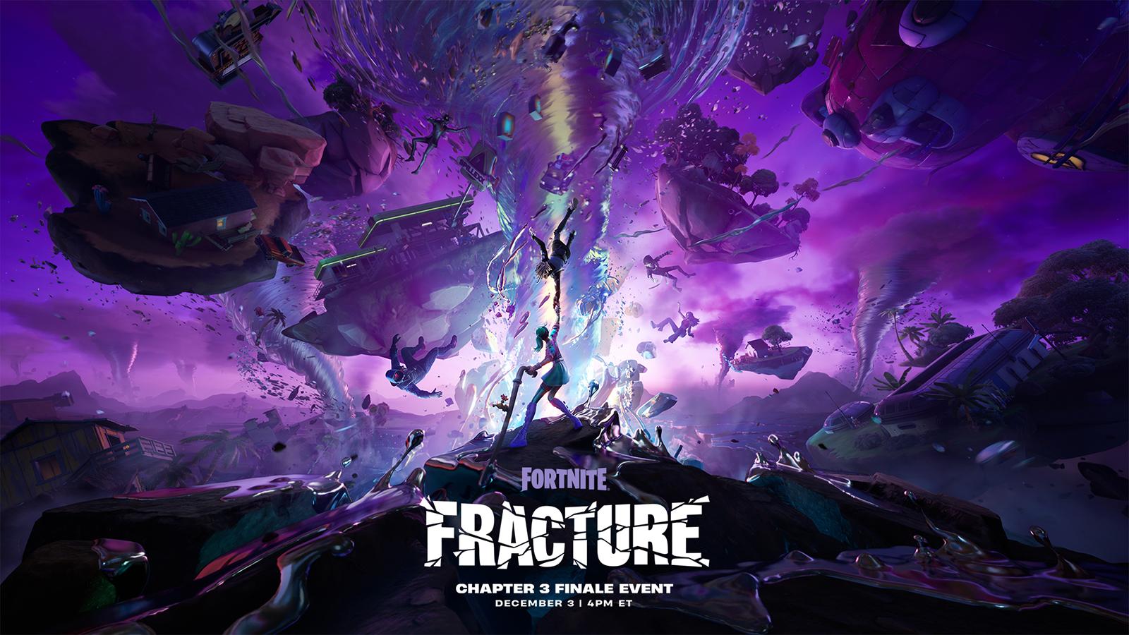 A poster for the Fortnite Fracture live event