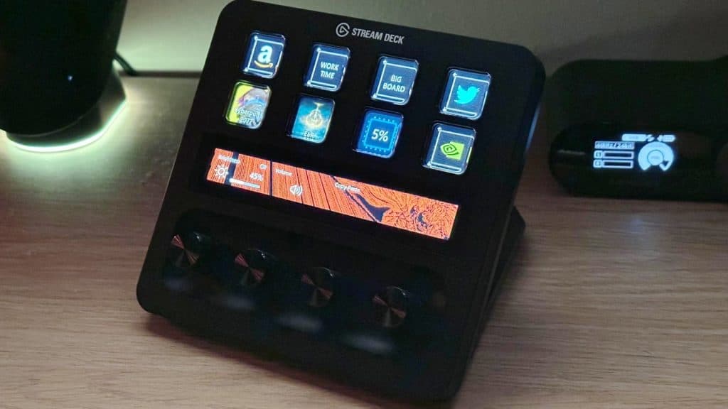 Elgato Stream Deck Plus 8 Keys 4 Dials Touch Game Control Content Creation  Black