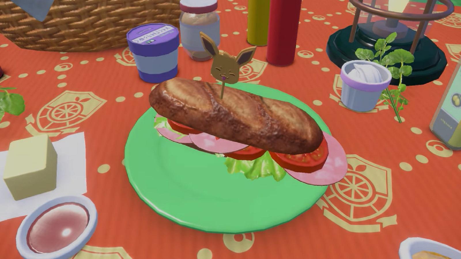 Pokemon Picnic Sandwich