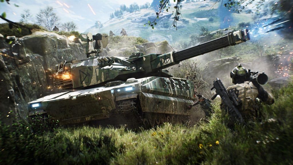 Battlefield 2042 gameplay tank
