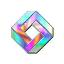 Infinite Diamond holo sticker