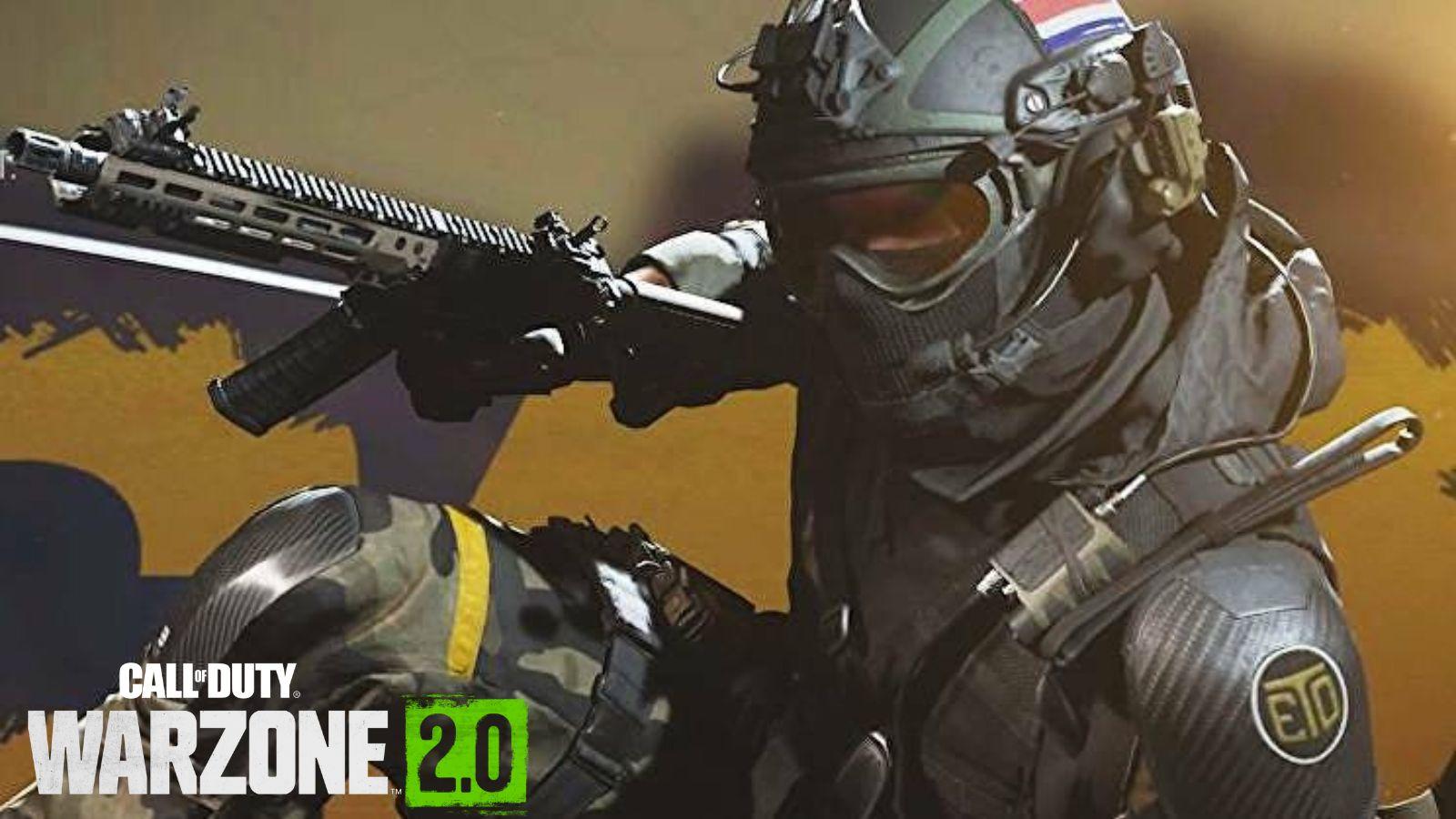 Warzone 2 Operator with logo