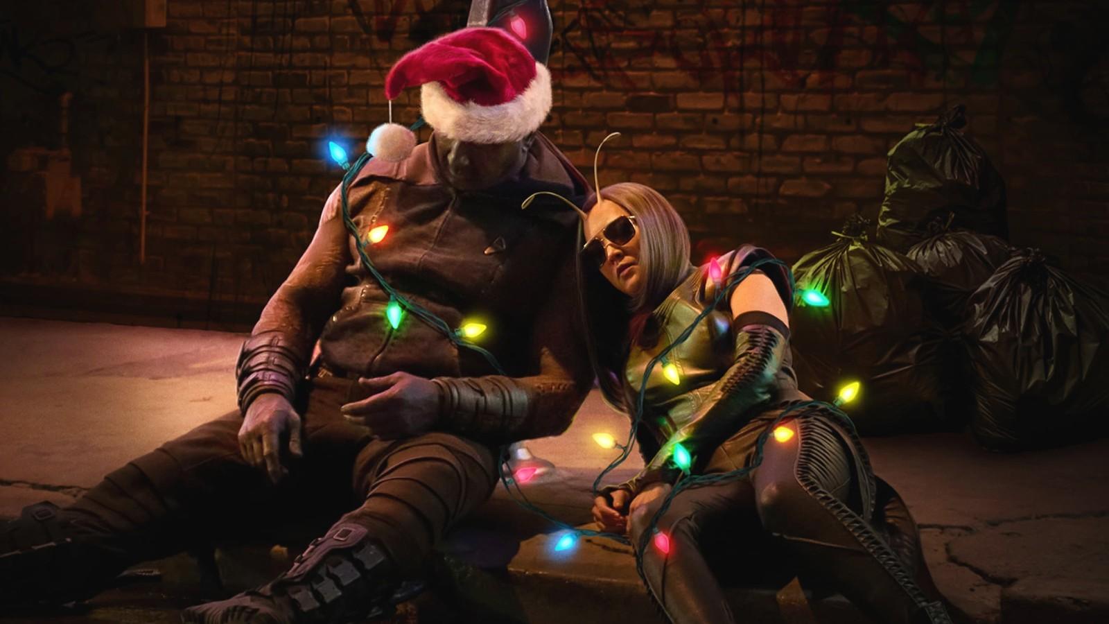 A still from the poster for the Guardians of the Galaxy Holiday Special