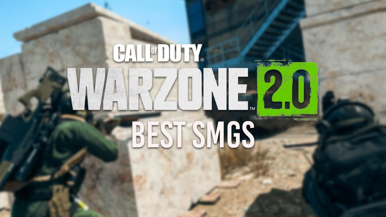 Warzone 2.0 Best SMGs on WZ background