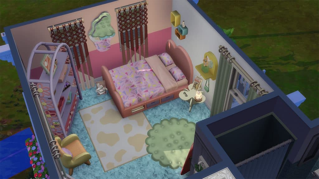 The Pastel Pop and Everyday Clutter build and buy mode content in The Sims 4