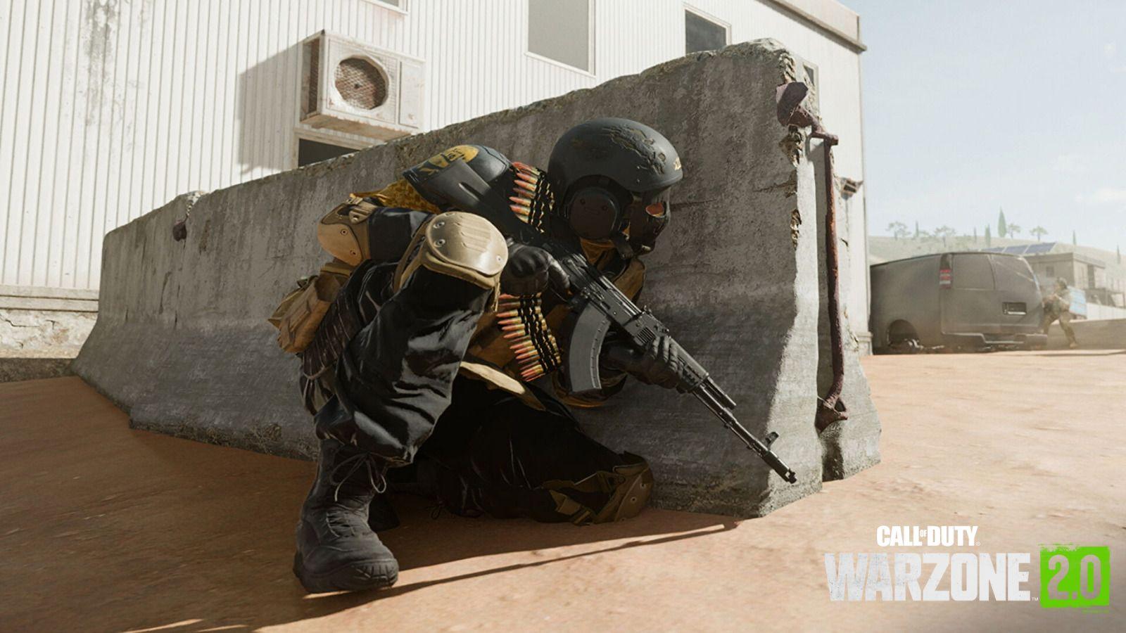 Warzone 2 Operator with Assault Rifle