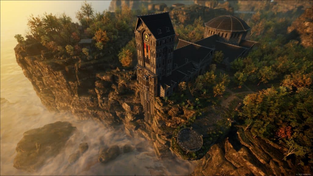 Marvel's Midnight Suns - Screenshot - The Abbey at Dawn