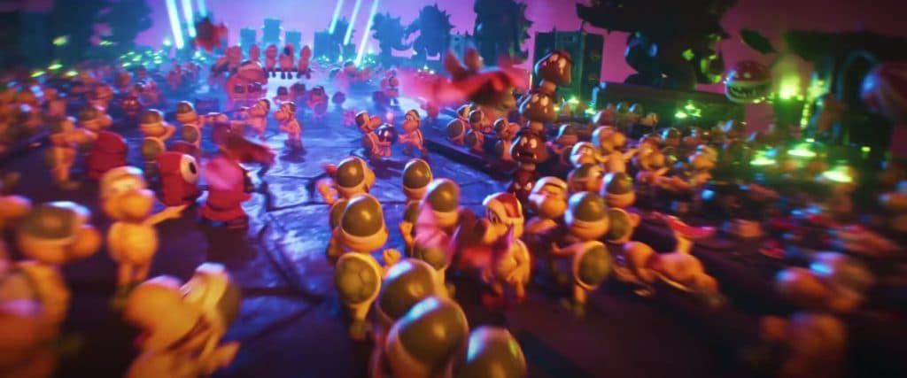 Bowser's Army in the Super Mario Bros movie trailer