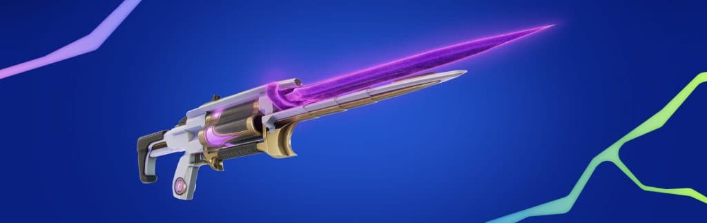 cover art featuring the ex-caliber rifle in fortnite chapter 4 season 1