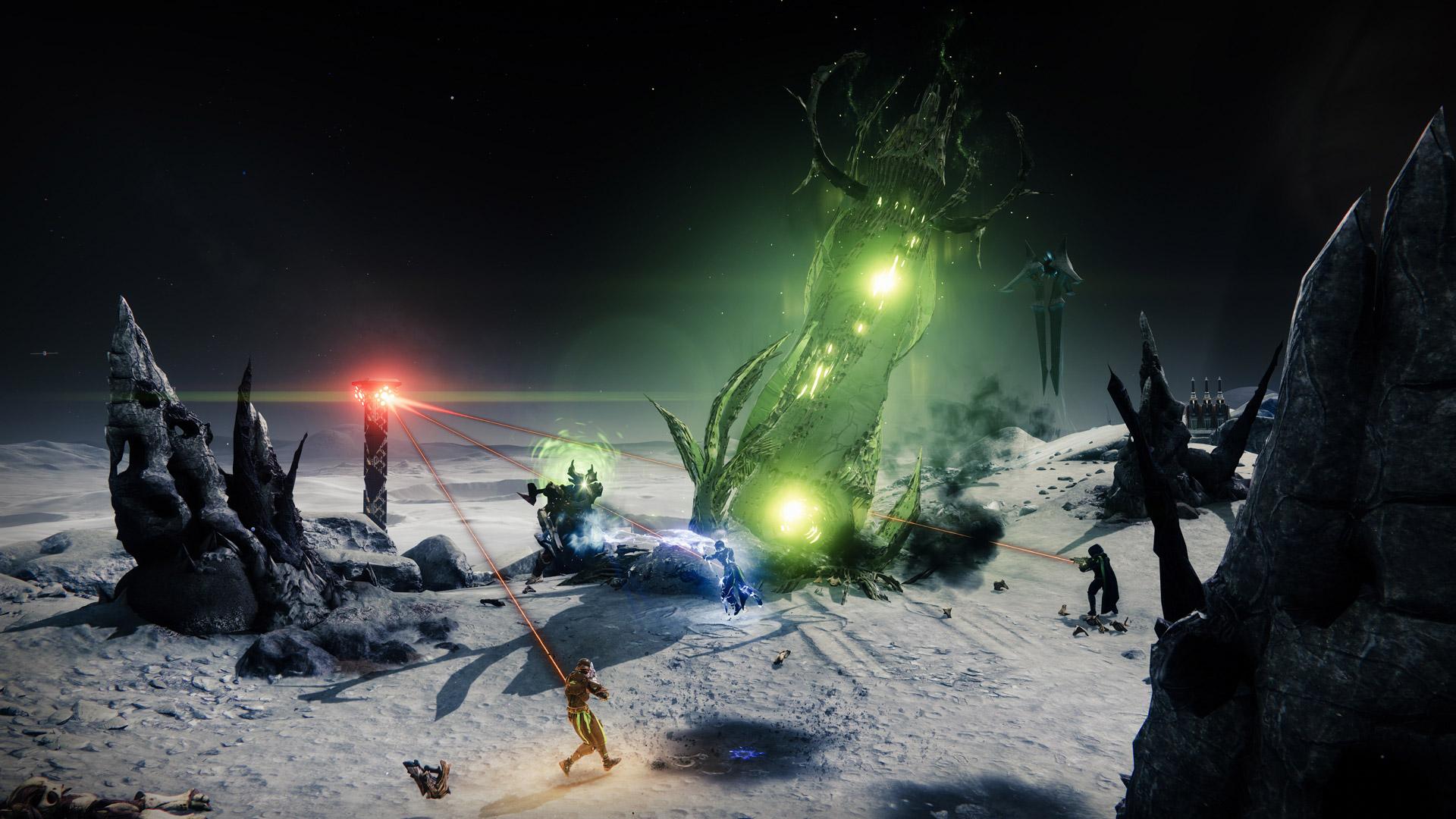 Destiny 2 Season of the Seraph screenshot showing a new Battlegrounds arena