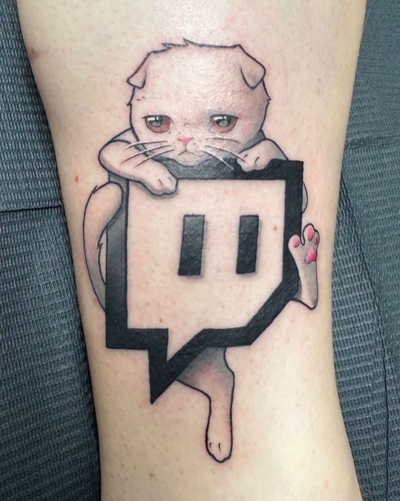 Ludwig Twitch tattoo