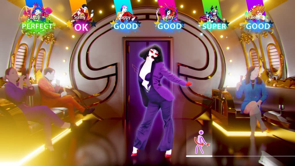 A screenshot of Toxic in Just Dance 2023