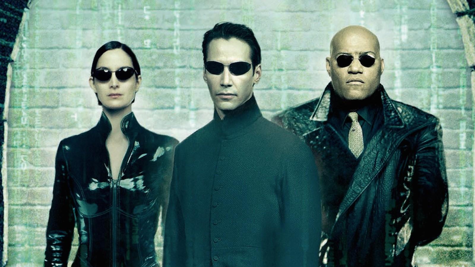 Keanu Reeves and the cast of The Matrix