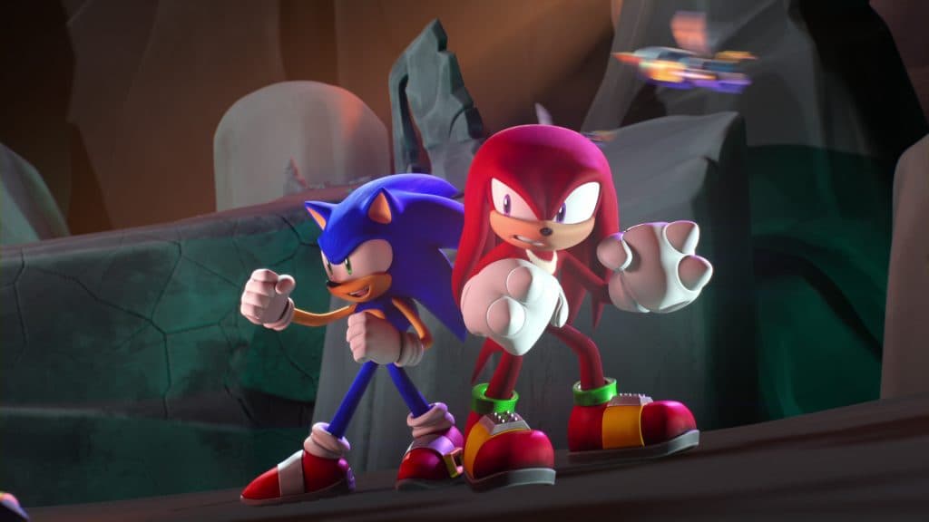 Sonic and Knuckles in Sonic Prime
