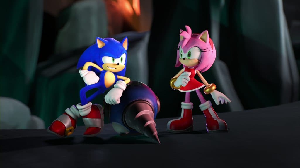 Sonic and Amy Rose in Sonic Prime