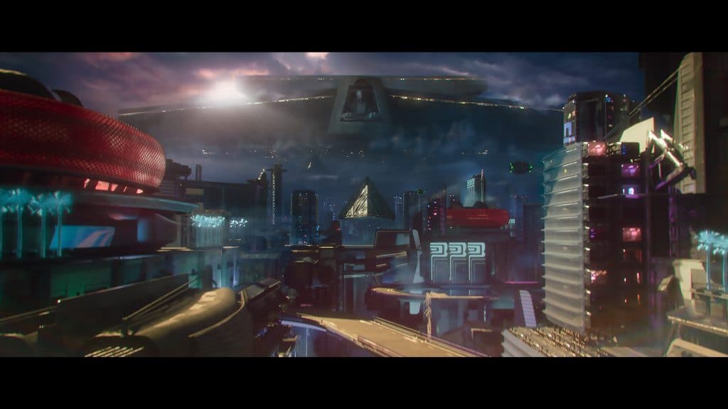 Destiny 2 Lightfall screenshot showing Neomuna
