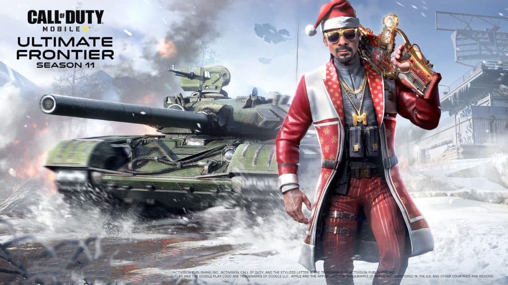 CoD Mobile Snoop Santa skin