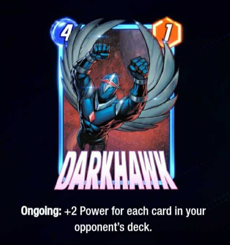 Darkhawk in Marvel Snap