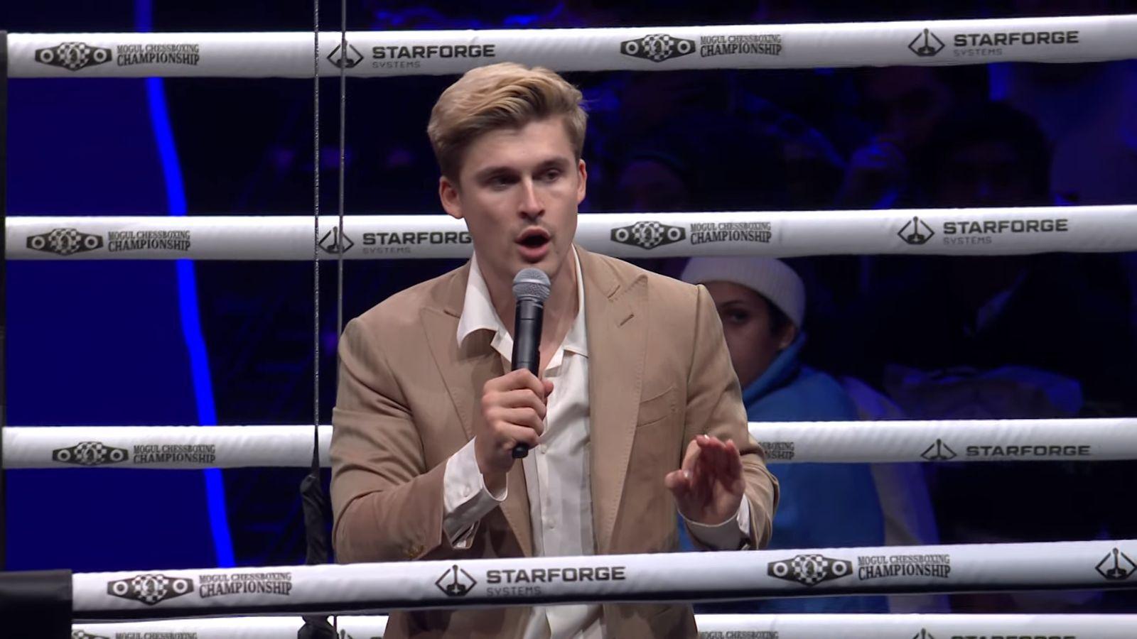 Ludwig at his Chessboxing event