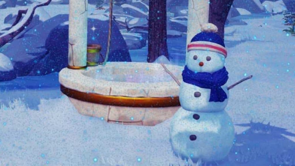 Disney Dreamlight Valley snowman