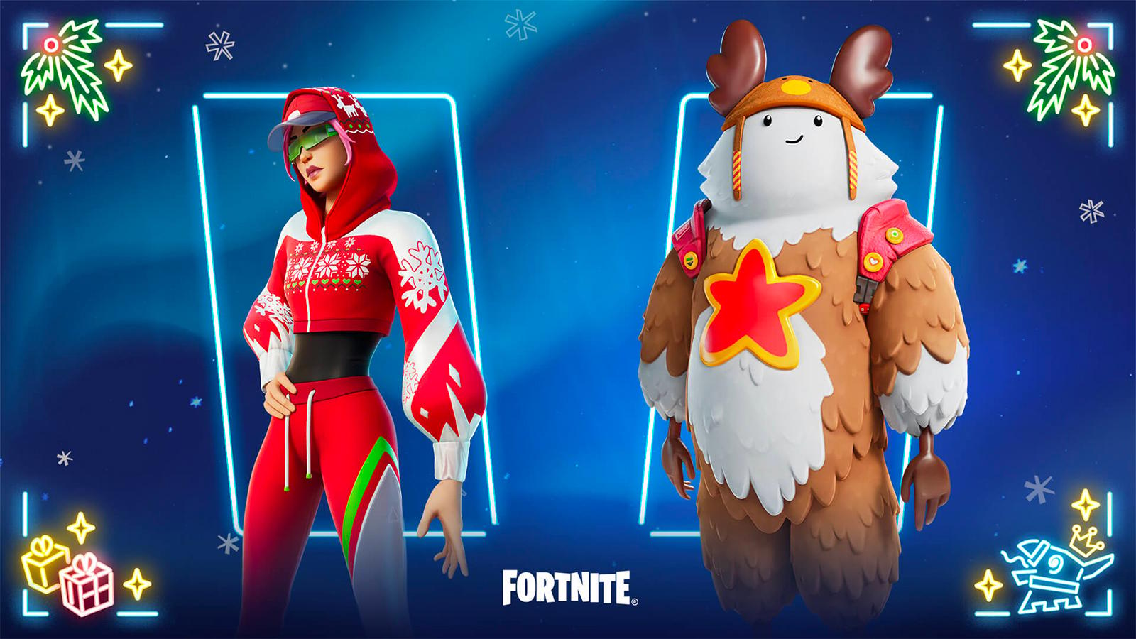 The free skins in Winterfest 2022 presents