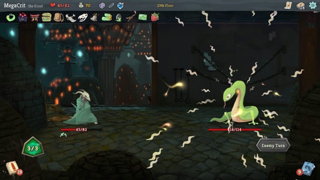 Slay the Spire gameplay, one of the best card games on PC and mobile.