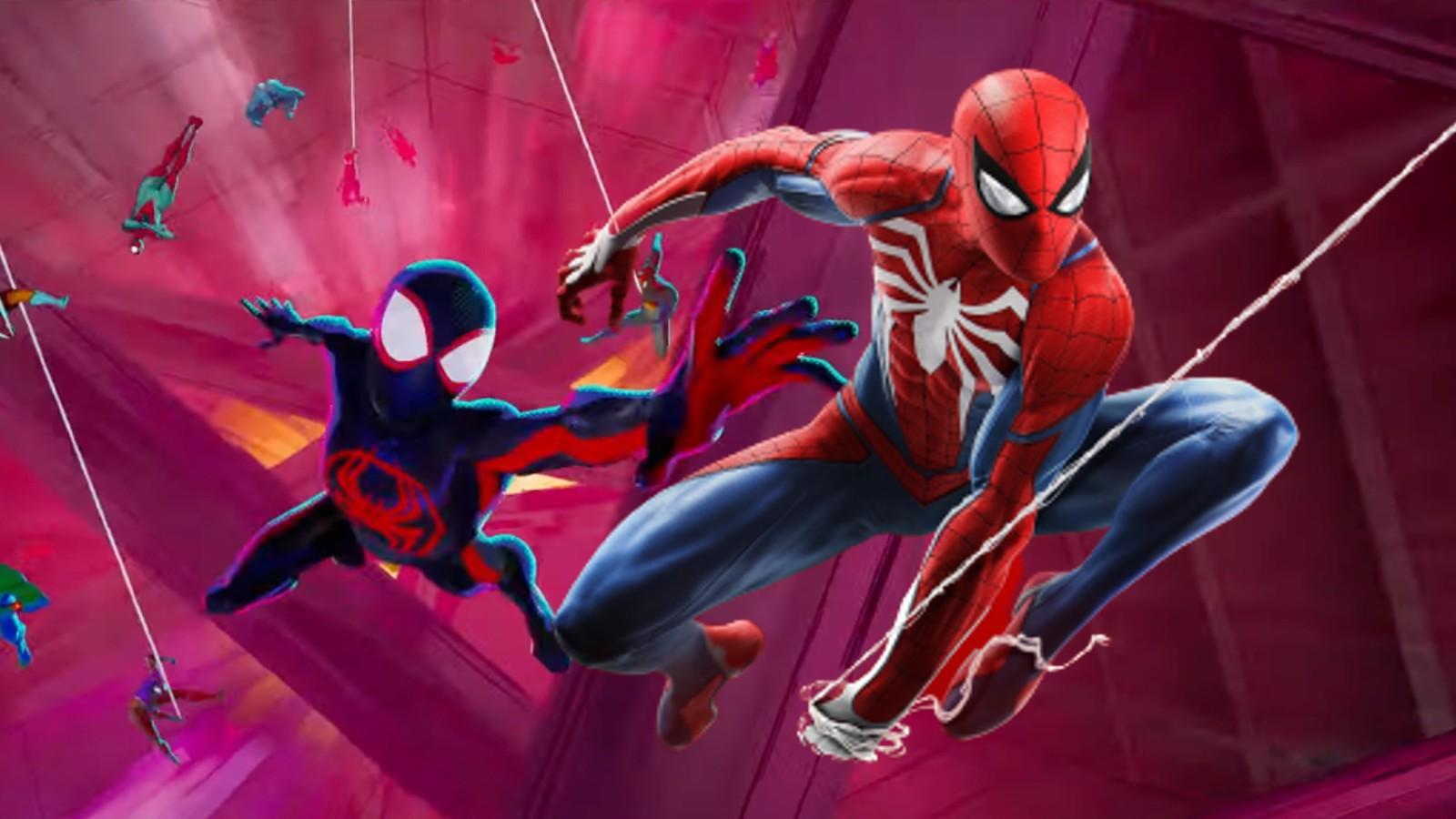 PlayStation Spider-Man spotted in new Across the Spider-Verse trailer - Dexerto