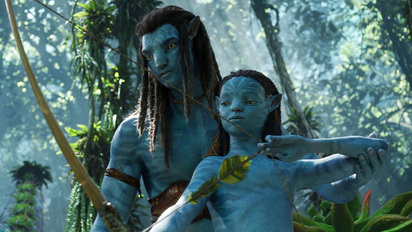 Jake and Neteyam in Avatar 2, Avatar: The Way of Water
