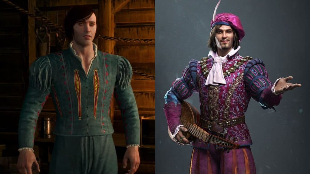 Dandelion in The Witcher 3. 