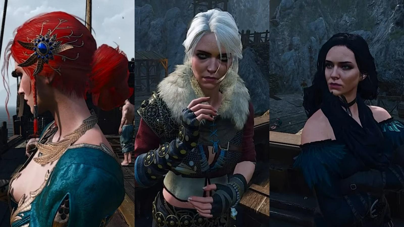 Alternative looks for characters in The Witcher 3