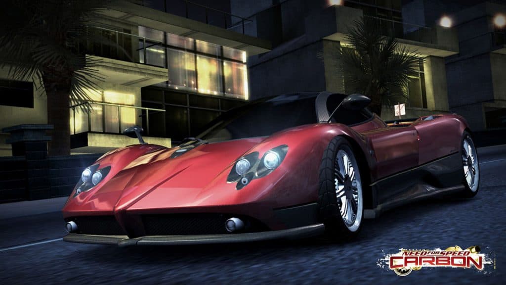 a red car in nfs carbon