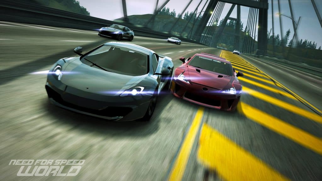 some supercars in nfs world