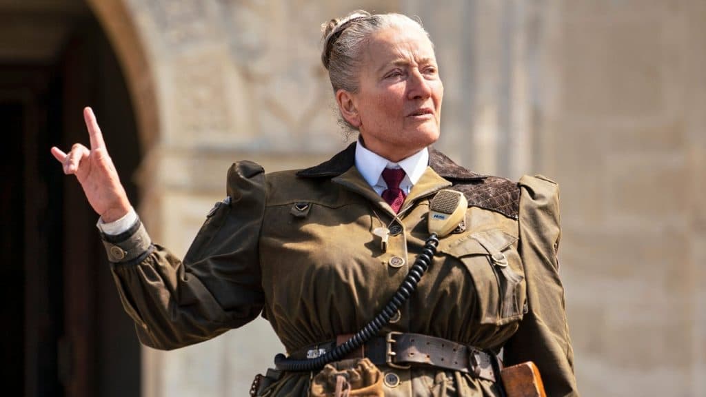 Emma Thompson as Miss Trunchbull in Matilda the Musical