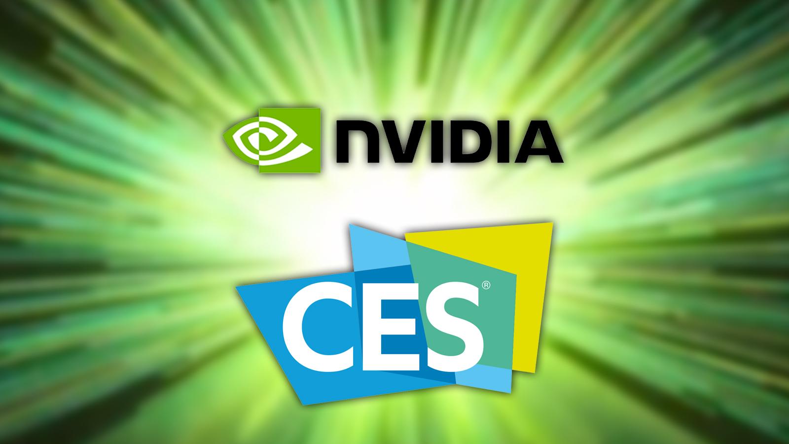 nvidia and ces logos