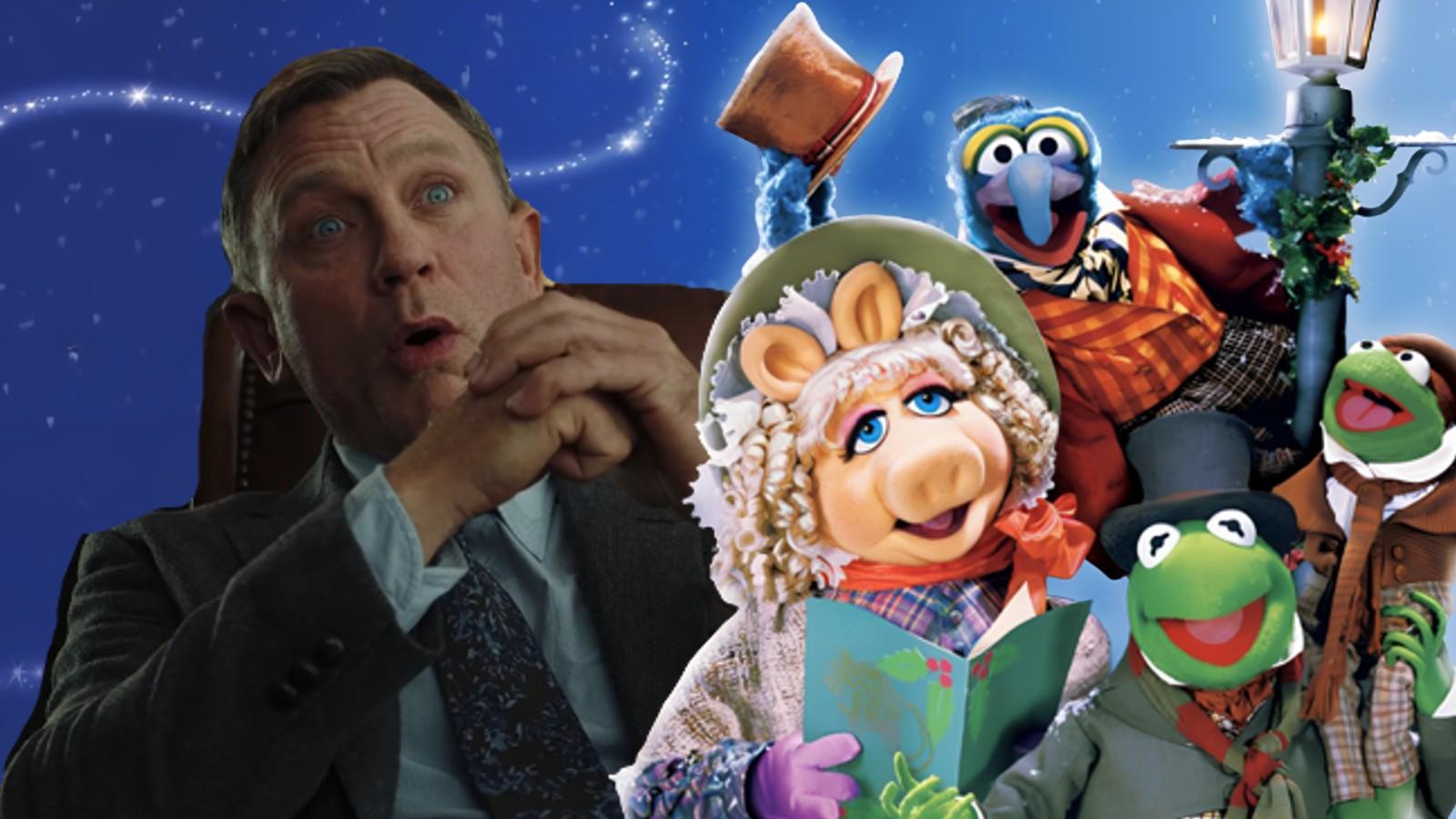 Daniel Craig as Benoit Blanc and the Muppets